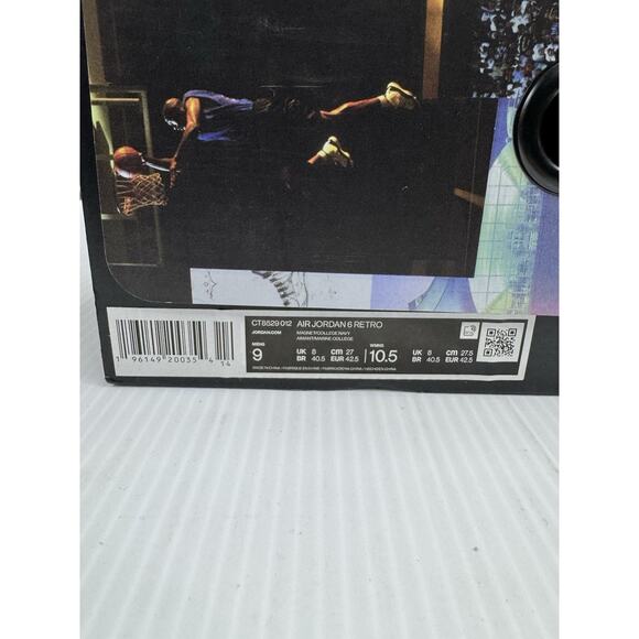 Size 9 - Air Jordan 6 Retro Georgetown CT8529-012 main image 5